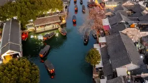 西塘河景俯檢視
