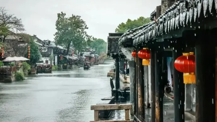 烟雨长廊