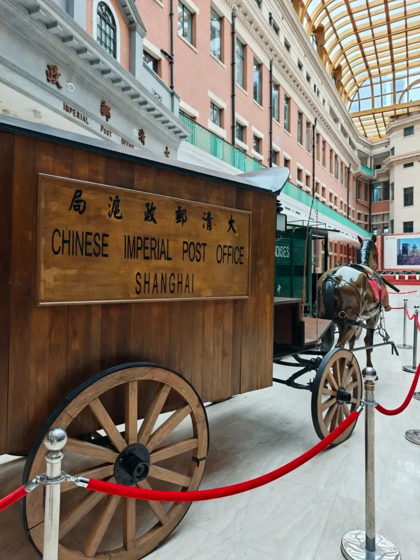 邮政博物馆大清邮政沪局马车展陈