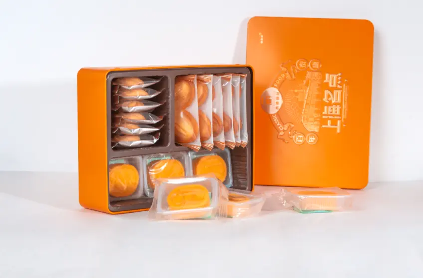 上海名點糕點禮盒開箱俯拍