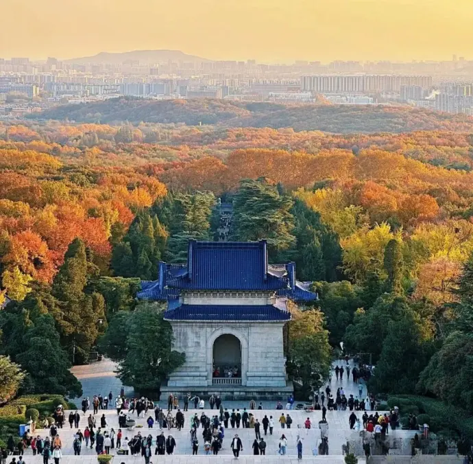钟山全景