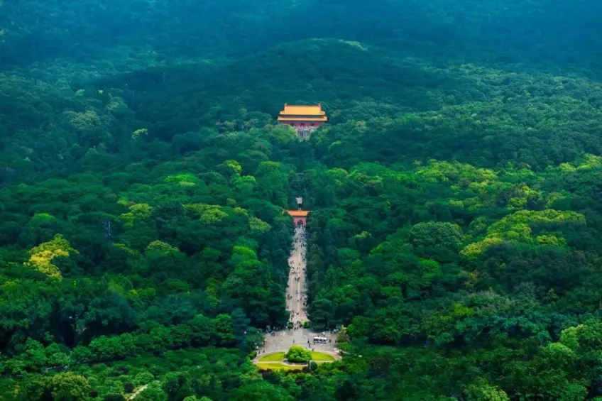 明孝陵陵宫区建筑群全景
