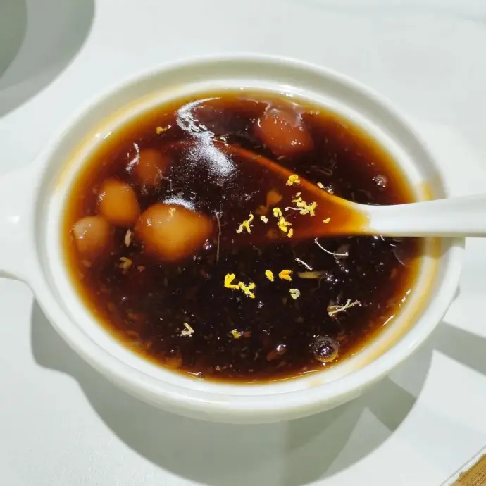 桂花藕粉圆子