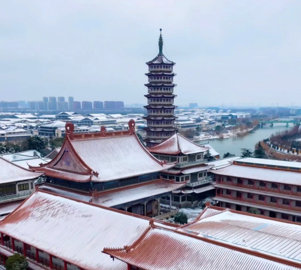 扬州大明寺景区古建筑全览：千年古寺全貌人文与景点建筑详细解说