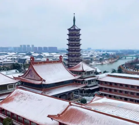 扬州大明寺景区古建筑全览:千年古寺全貌人文与景点建筑详细解说