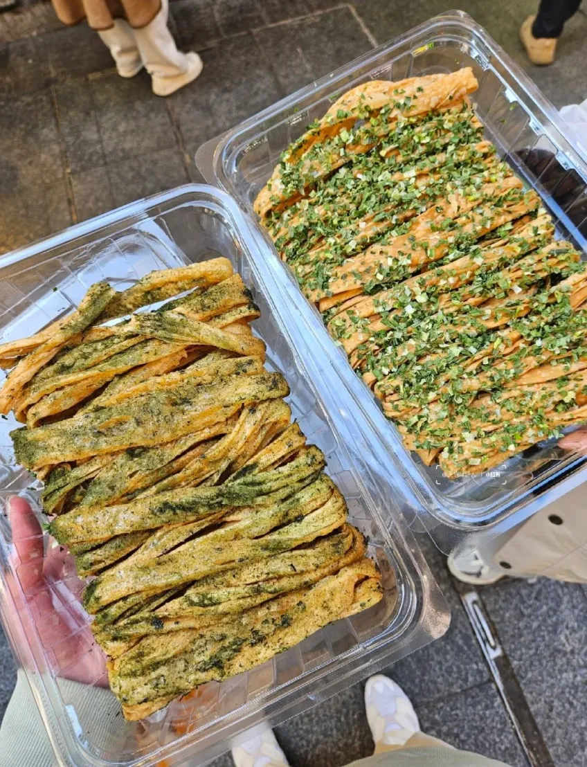 河下岳家茶馓两盒装待售