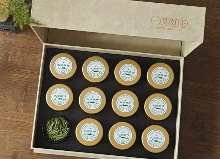 十二金罐禮盒開一罐散葉