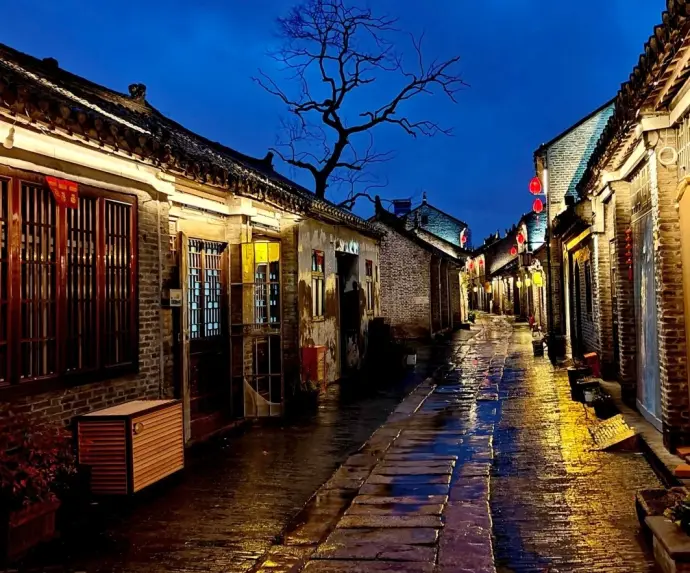 河下古镇夜景