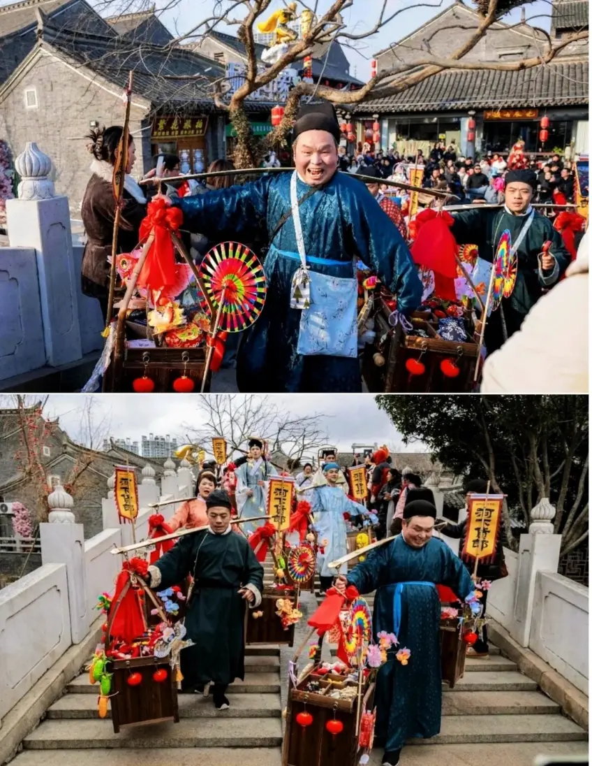 河下古镇花神巡游上下拼版竖图