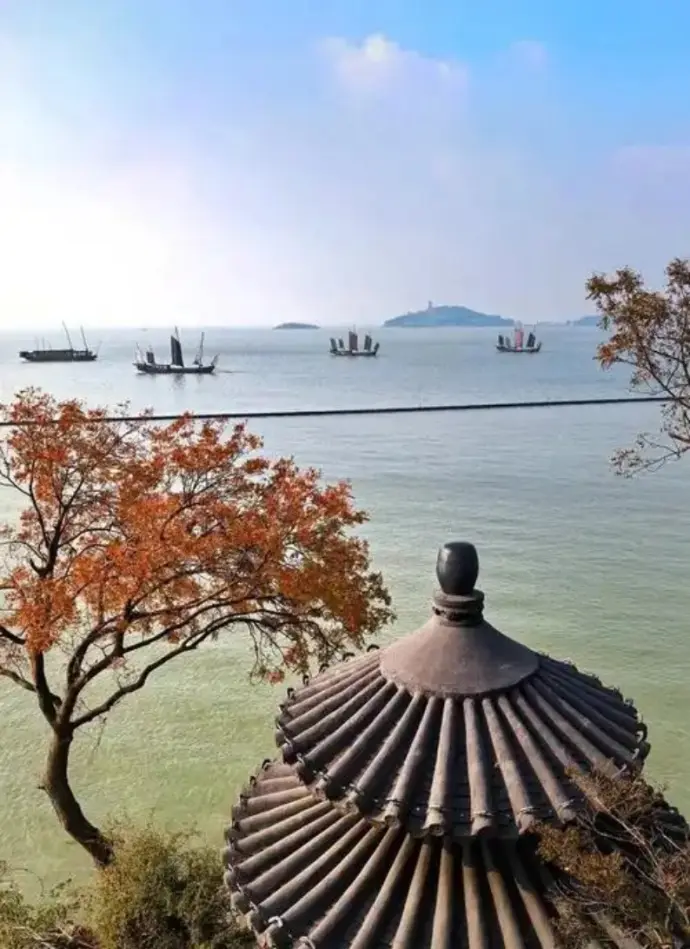 太湖冬季