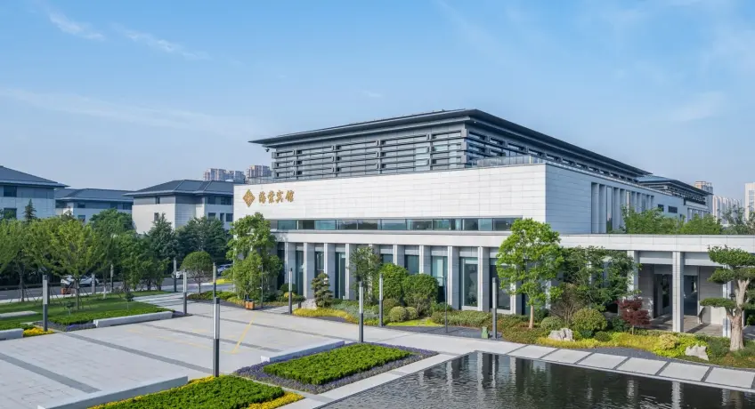 海棠宾馆外立面与入口