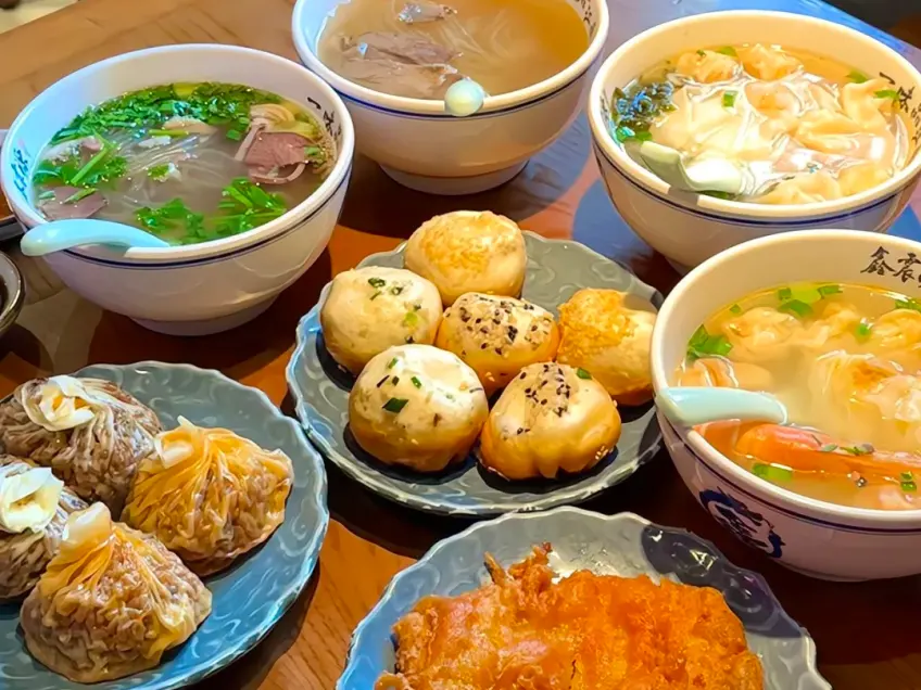 鑫震源纸皮烧麦特写