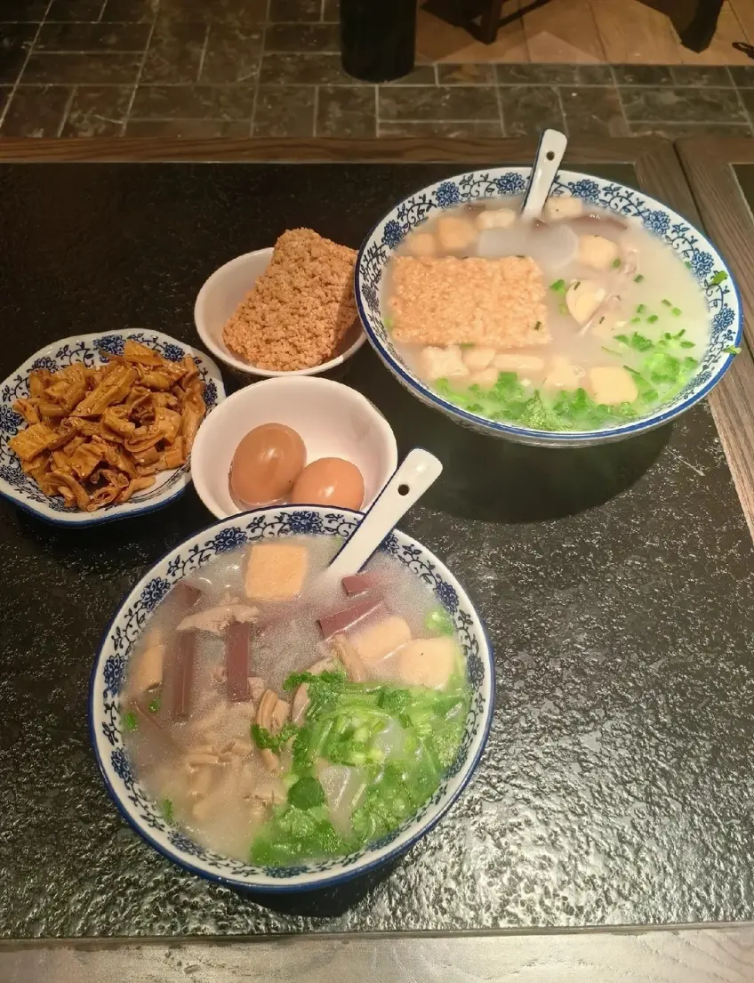 南京鸭血粉丝汤全套餐竖图示意