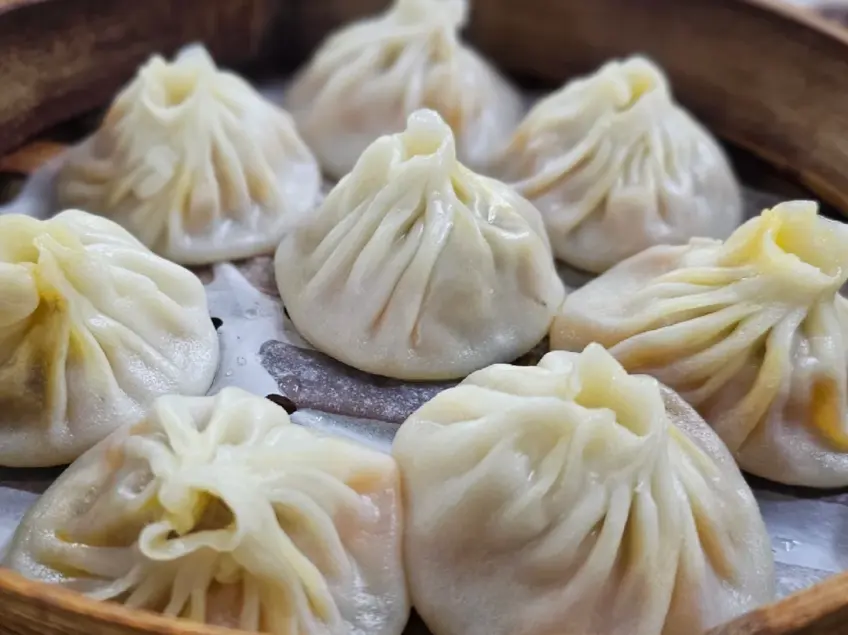黄河路佳家汤包鲜肉小笼特写