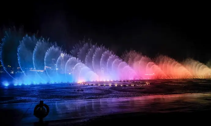 金鸡湖喷泉