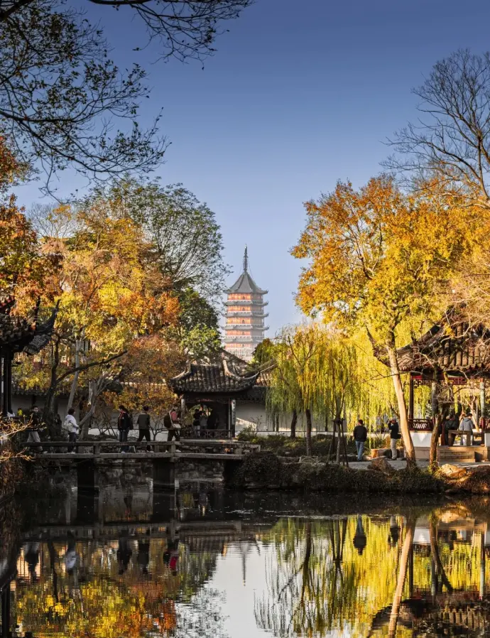 拙政园借景