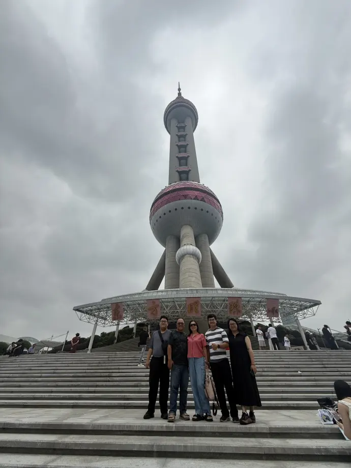 东方明珠合照