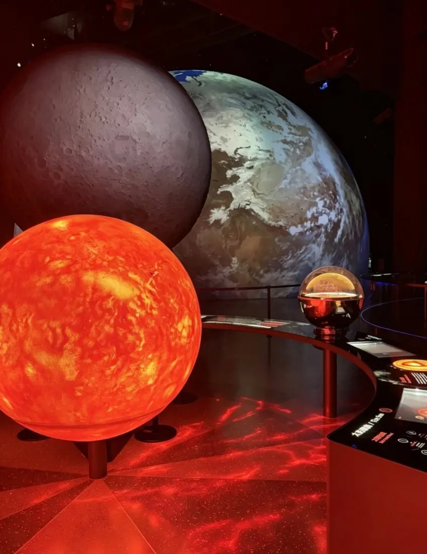 上海天文館室內星空沉浸式展陳