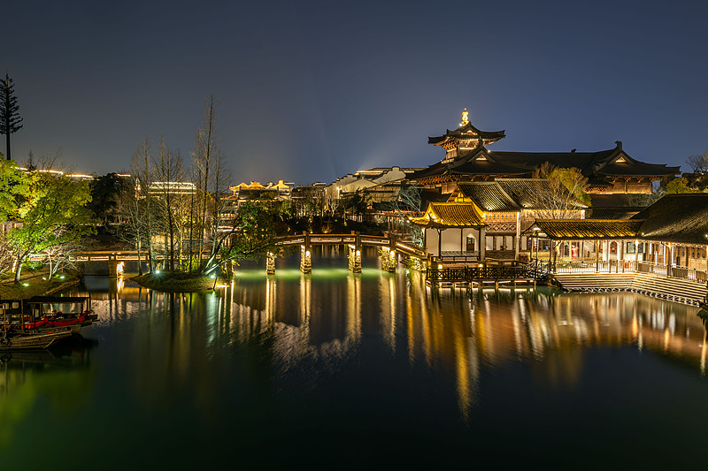 水鄉夜色