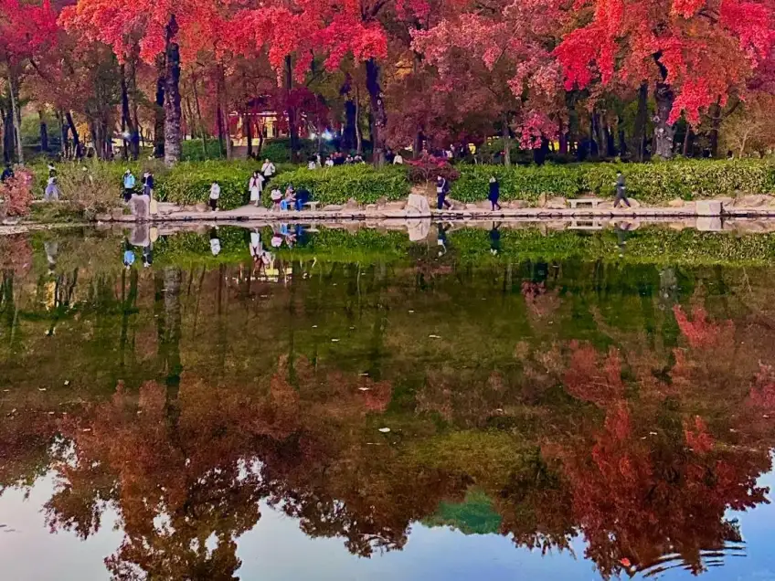 天平山賞景
