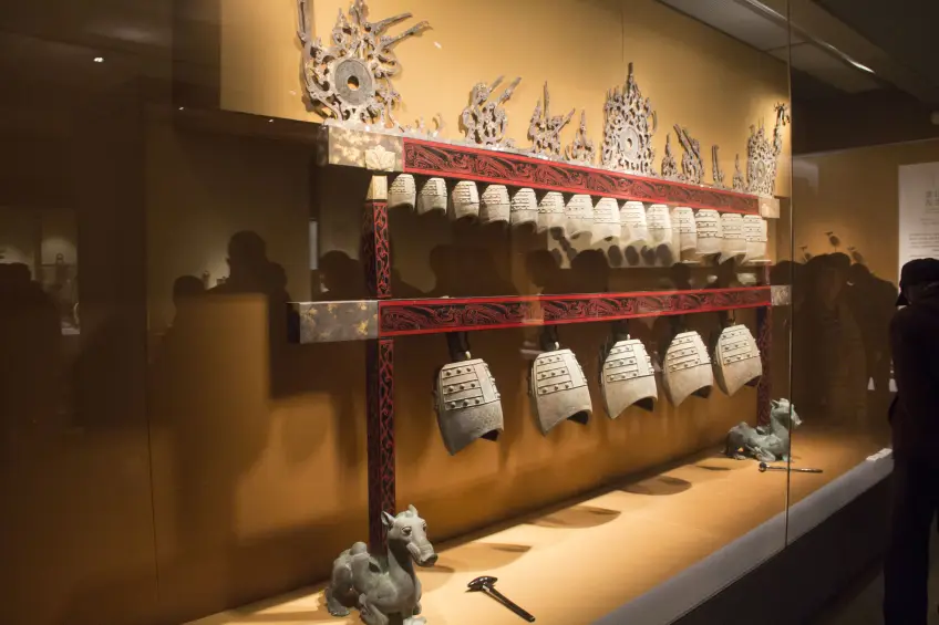 南京博物院馆藏青铜编钟展柜
