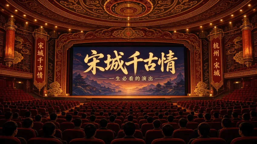杭州宋城大劇院紅座與宋城千古情舞臺